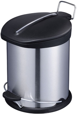 Cubo Pedal Sanitario Habitex Tapa Negra 5l